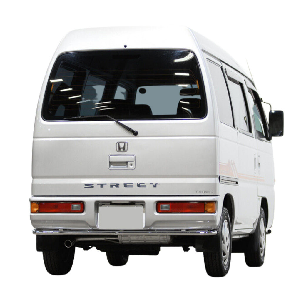 High-quality Honda Acty Replica Decals in OEM Grey displayed on a white background - Perfect for JDM Kei Van customization and upgrades