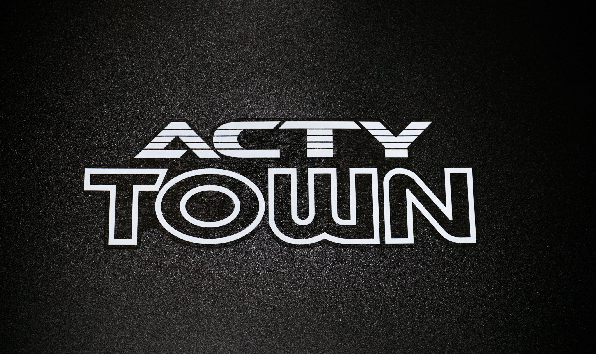 High-quality Honda Acty Replica Decals in OEM White displayed on a Black background - Perfect for JDM Mini Truck customization and upgrades