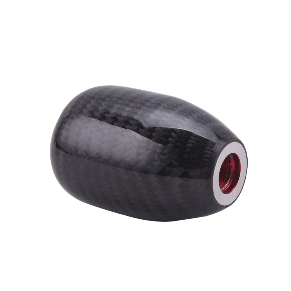 Oval Black Carbon Fiber Shift Knob