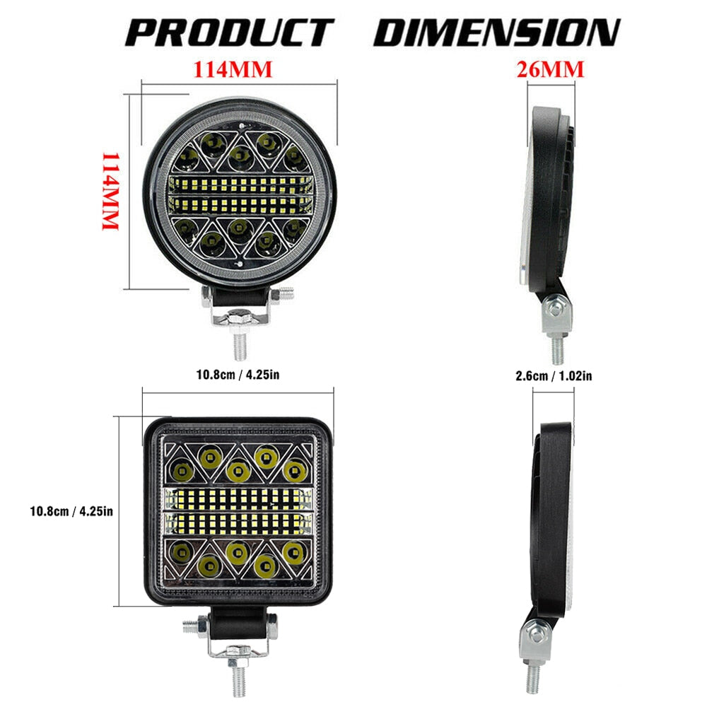 Round 4" LED Light Bar