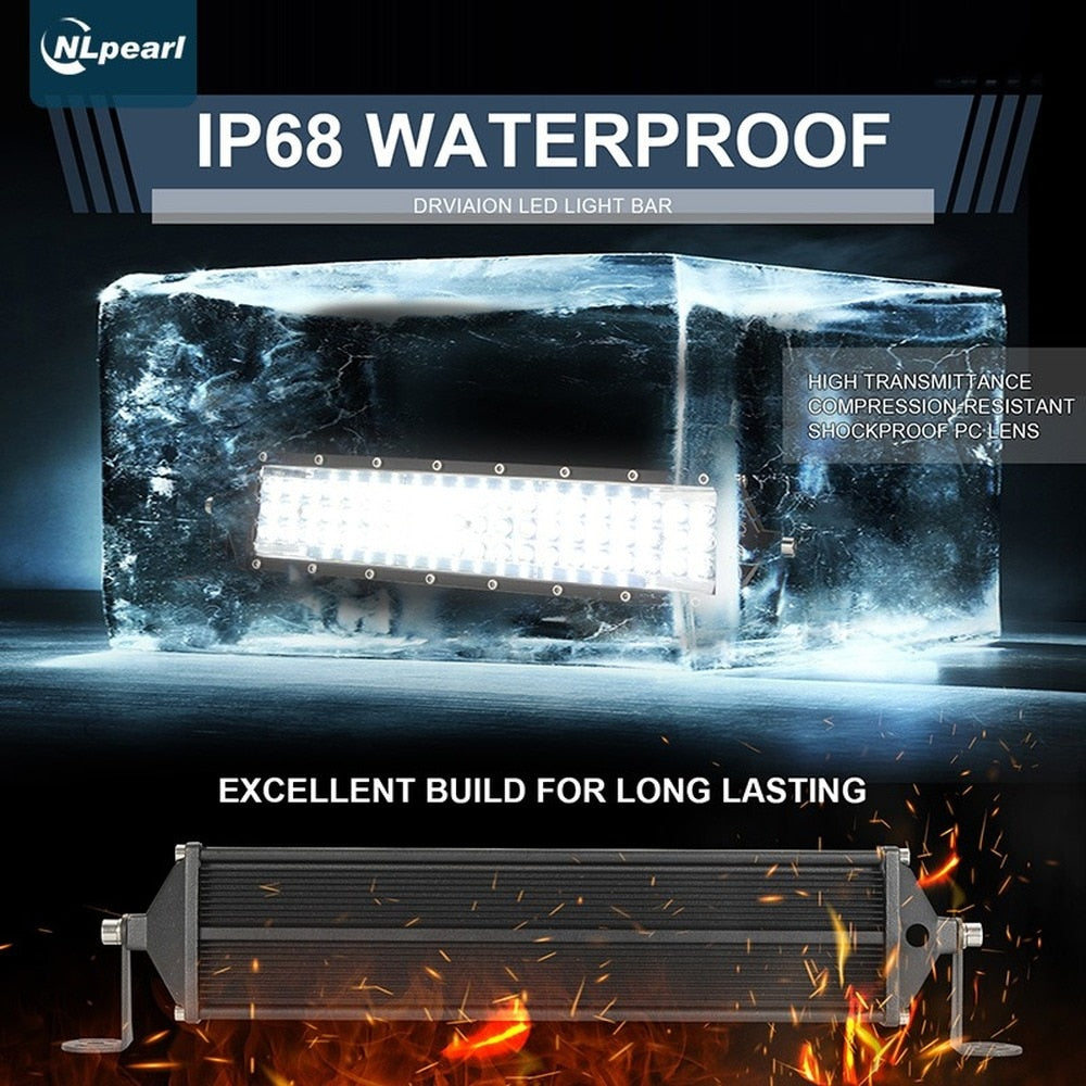 Oiwagarage.co 22" LED Light Bar - IP68 Waterproof - Perfect for Kei Truck Nighttime Adventures
