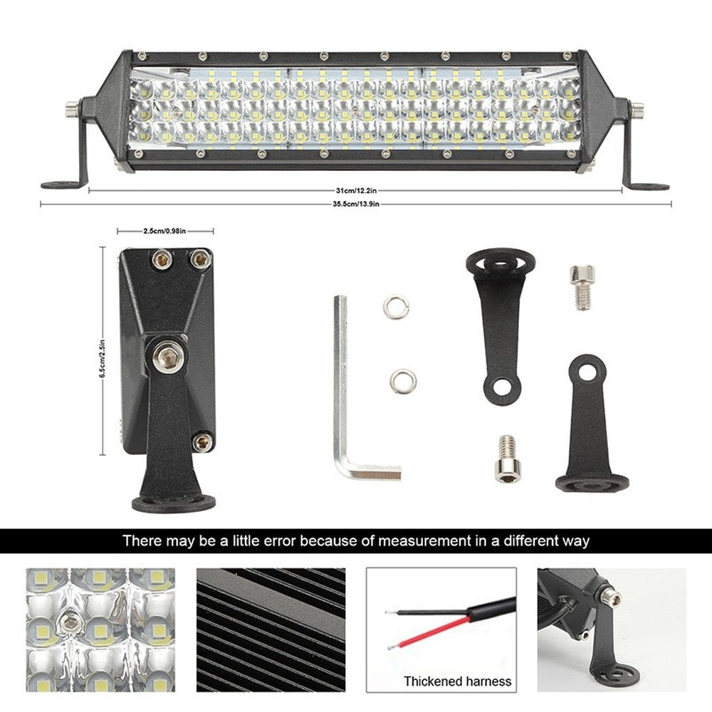 Japanese Mini Truck 42" LED Light Bar - Ultra Slim 210W - Ideal for Off-Road and Night Driving