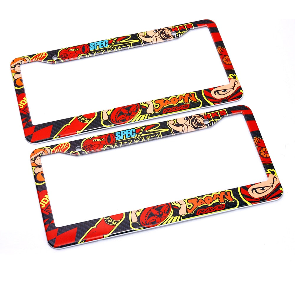 JDM Graffiti License Plate Frame