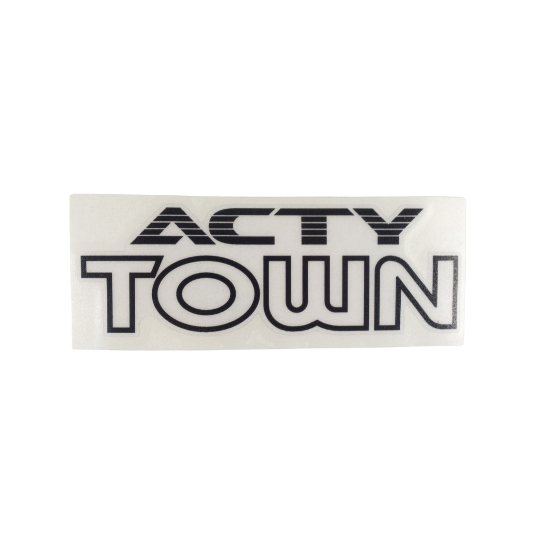 High-quality Honda Acty Replica Decals in OEM Grey displayed on a White background - Perfect for JDM Mini Truck customization and upgrades